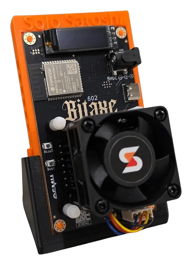 Bitaxe Gamma 602 solo Bitcoin miner