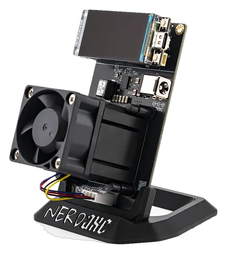 Nerdaxe Gaia BM1373 solo Bitcoin miner